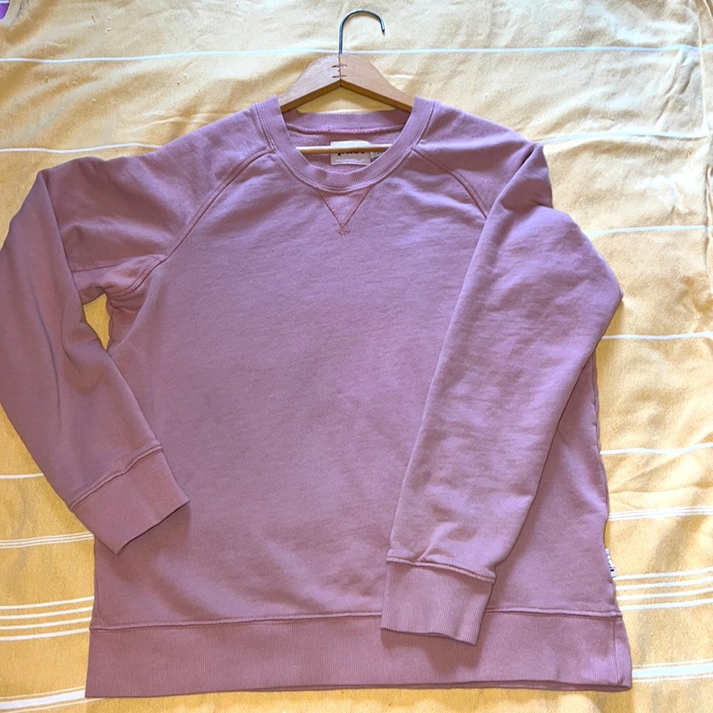 Organic cotton crewneck sweatshirt